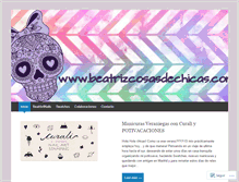 Tablet Screenshot of beatrizcosasdechicas.com